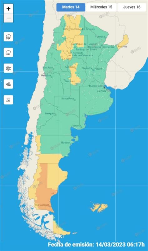 Alerta Meteorológica Por Fuertes Vientos Y Tormentas En 12 Provincias