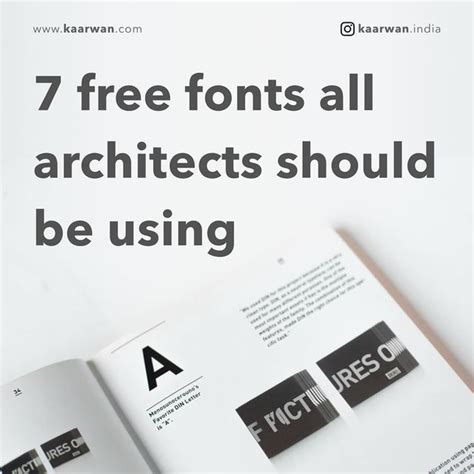 Illustrarch Architecture On Instagram Free Fonts All Architects