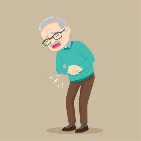 Elderly Constipation Stock Illustrations Elderly Constipation