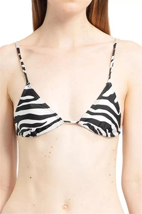 Tom Ford Zebra Print Bikini Black