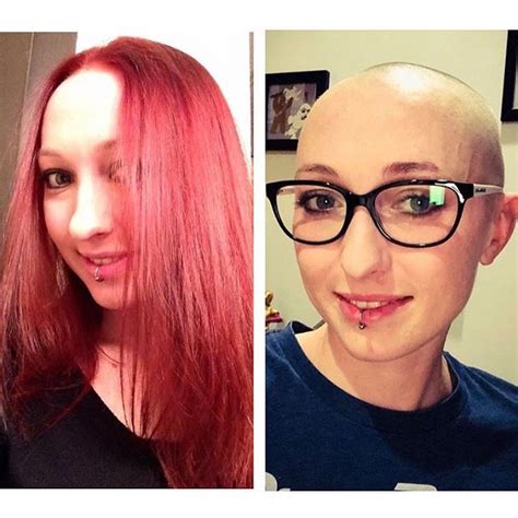 Pin By Raven Shaddock On Before And After Bald Hair Cuts Long Hair