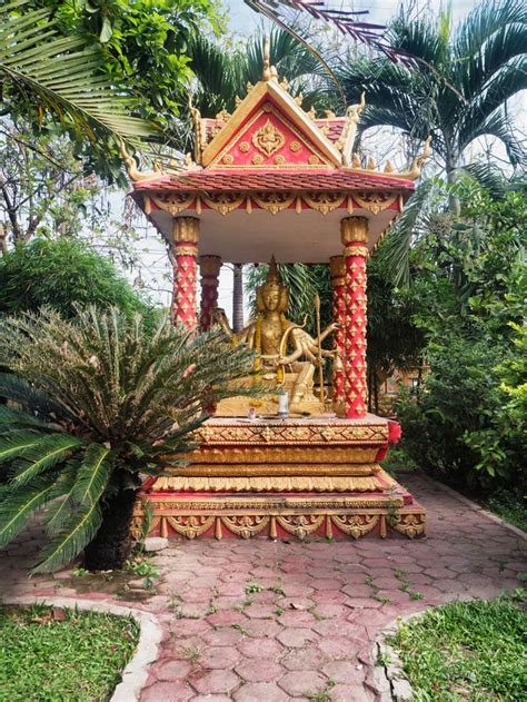 Buddhist Shrine Wat Si Saket Stock Photos Free Royalty Free Stock