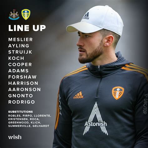 LUFC Lineup vs Newcastle : r/LeedsUnited