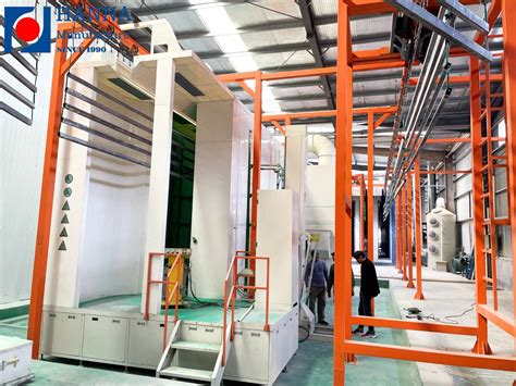 98 Recycling Rate Fast Color Change Powder Coating Booth China