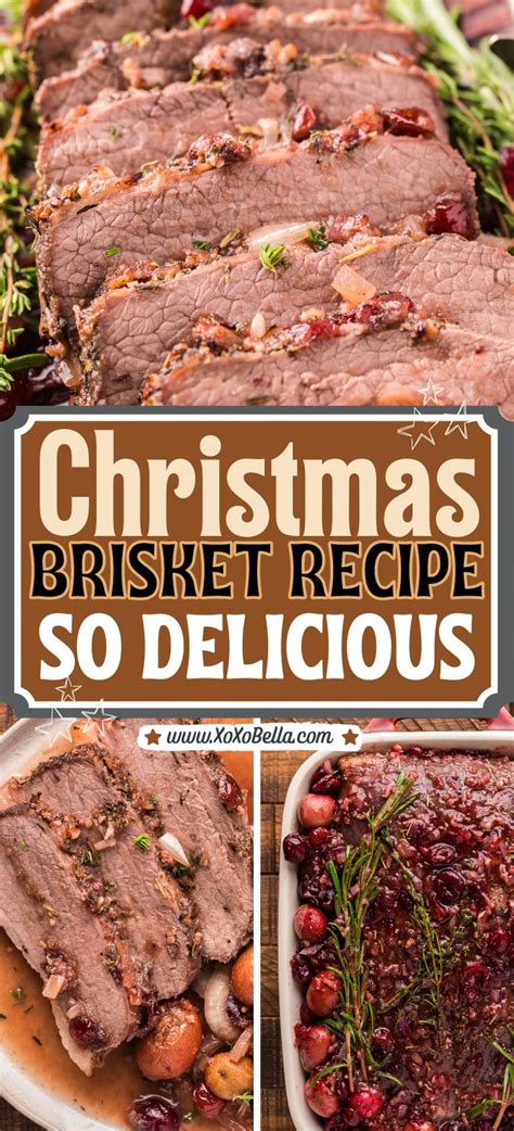 Cranberry Holiday Beef Brisket Beef Brisket Beef Recipes Brisket Recipes