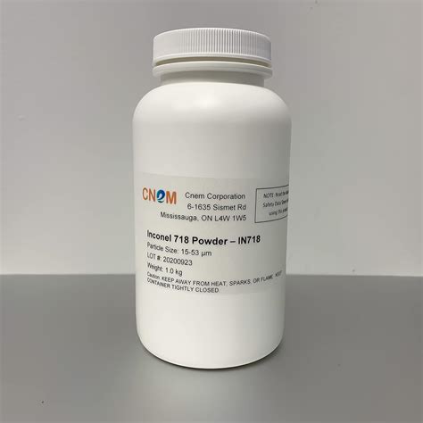 Spherical Inconel 718 Powder 1KG Nickel Based Alloy Powder For 3D