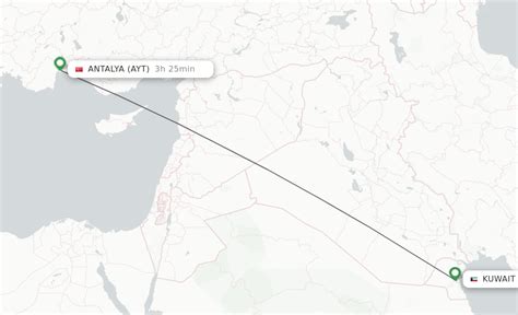 Direct Non Stop Flights From Kuwait To Antalya Schedules