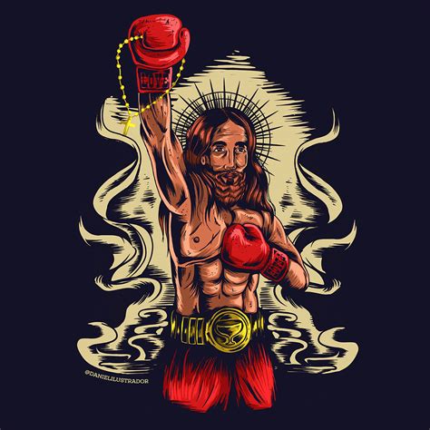 Jesus Christ Boxer Jesus Cristo Boxeador On Behance