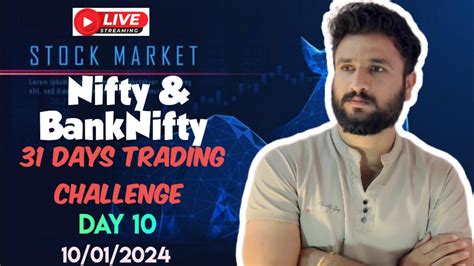 Live Trading Banknifty Nifty Options 31 Day Trading Challenge 1001