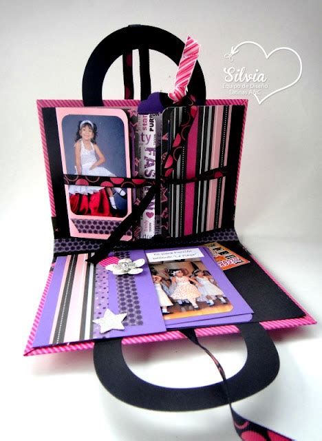 Silvia Scrap Tutorial En Latinas Arts Crafts Minialbum Carterita