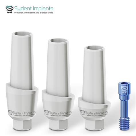 Zirconia Straight Anatomic Abutment Ti Base Standard Platform Sydent