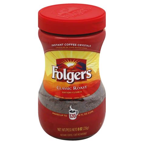 Folgers Classic Roast Instant Coffee Shop Coffee At H E B