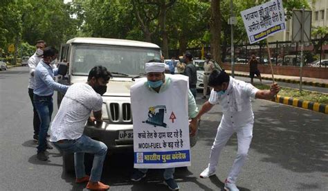 Congress Holds Nationwide Protest Against Fuel Price Hike The Week