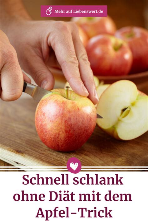 Apfel Diät Schlank ohne Verzicht mit dem Apfel Trick Diät