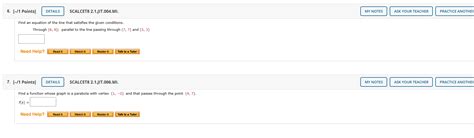 Solved 6 1 Points DETAILS SCALCET8 2 1 JIT 004 MI MY Chegg
