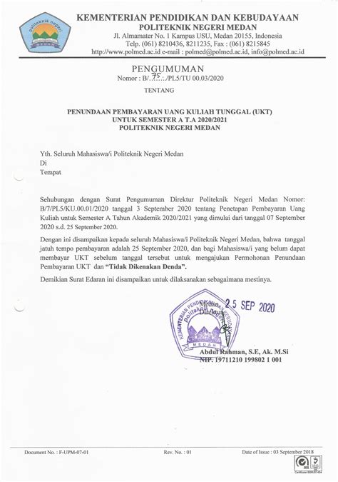 Contoh Surat Penundaan Pembayaran 52 Koleksi Gambar