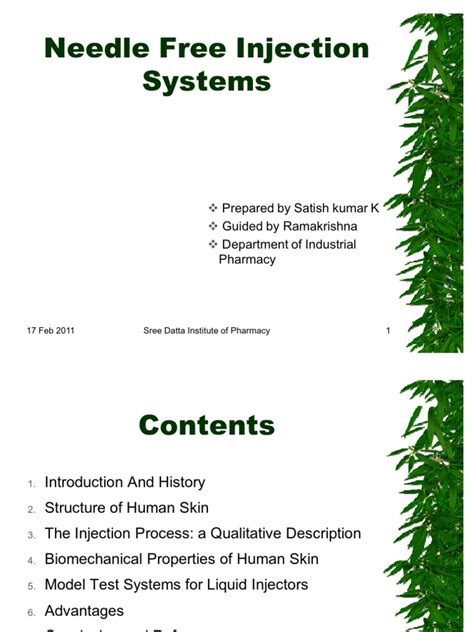 Needle Free Injection Systems | Injection (Medicine) | Deformation ...