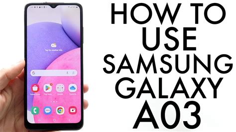 How To Use Samsung Galaxy A03 And A03s Complete Beginners Guide Youtube