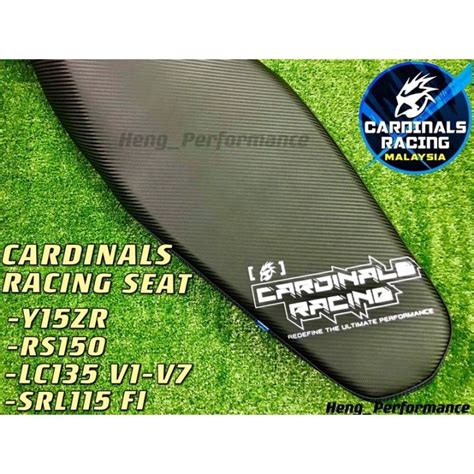 CARDINALS RACING SEAT FLAT STYLE CARBON 100 Original HIGH QUALITY