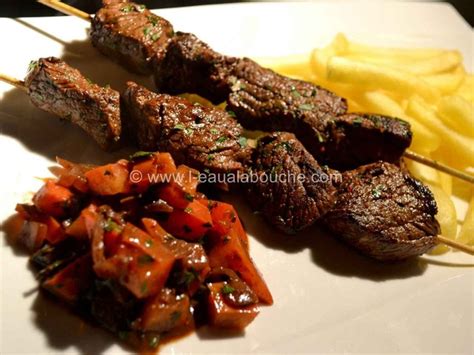 Recettes De Brochettes De Boeuf Et Vin