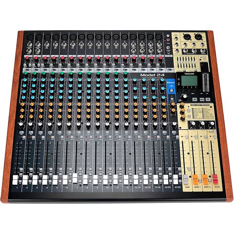 Tascam Model 24 24-Channel Multitrack Recorder with Analog Mixer and ...