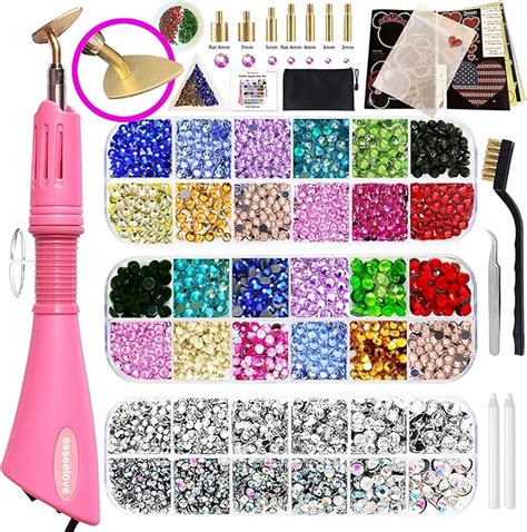 Amazon Esseelove Bedazzler Kit With Rhinestones Hotfix Applicator