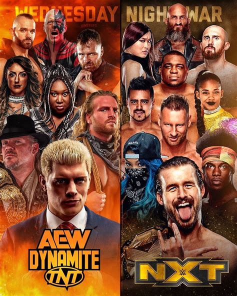 Wednesday Night War Wwe Nxt Vs Aew Dynamite Week