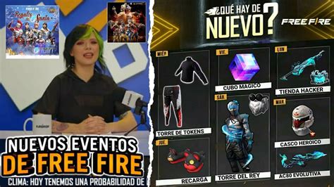 Nueva Agenda Semanal De Free Fire 🔥 Barba Del Viejo Gratis Artico Azul