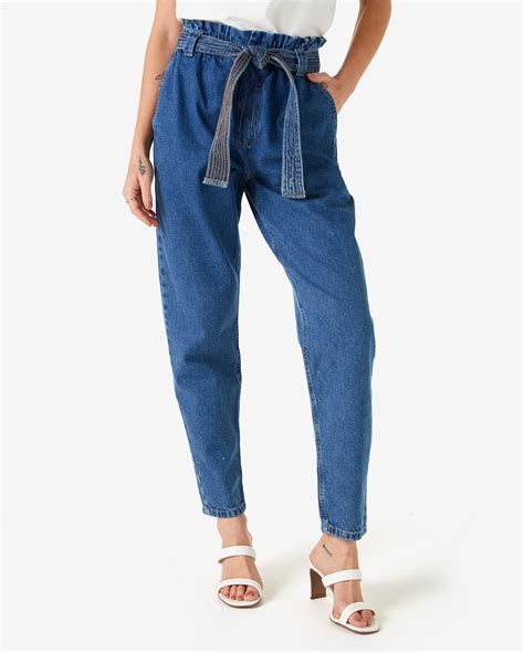 Riachuelo Cal A Jeans Feminina Clochard Amarra O Denim M Dio Ak By