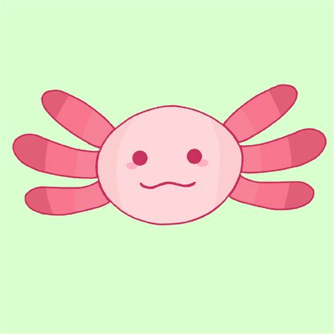 Pink Axolotl By 1cloudyskiesart On Deviantart