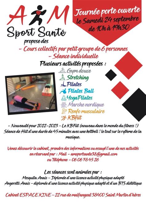 Journ E Porte Ouverte Avec Am Sport Sant Saint Martin D H Res