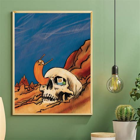 Adventure Time Poster Finn And Jake Art Adventure Time Wall Art