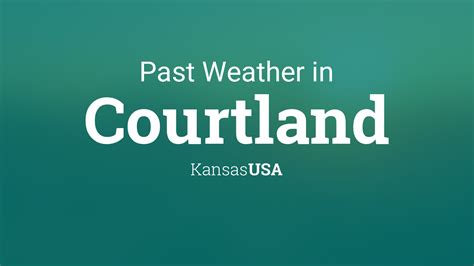 Past Weather in Courtland, Kansas, USA — Yesterday or Further Back