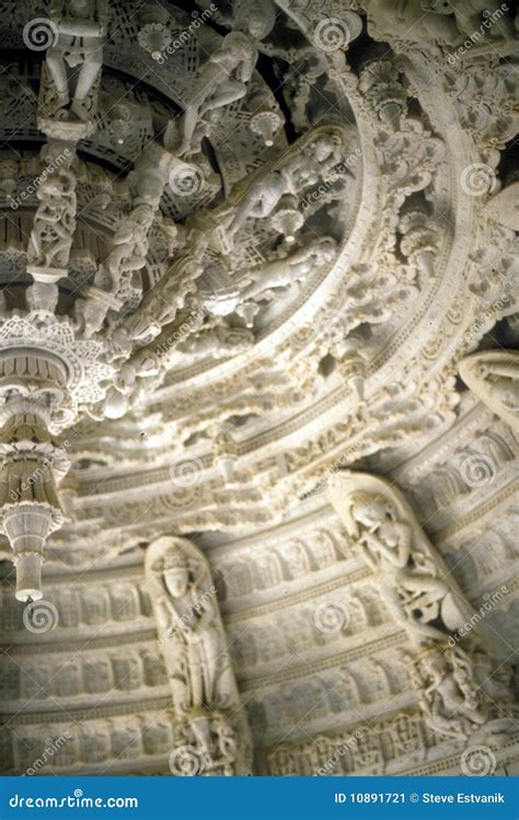 Intricate Marble Sculptures Of Gods, Apsaras Stock Image - Image: 10891721