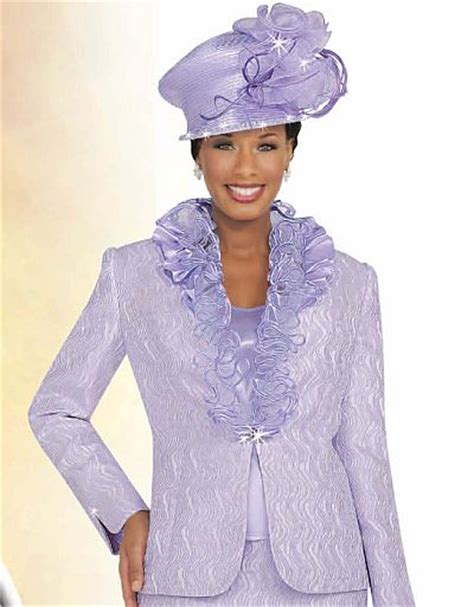 French Novelty Ben Marc International Womens Lilac Church Suit With