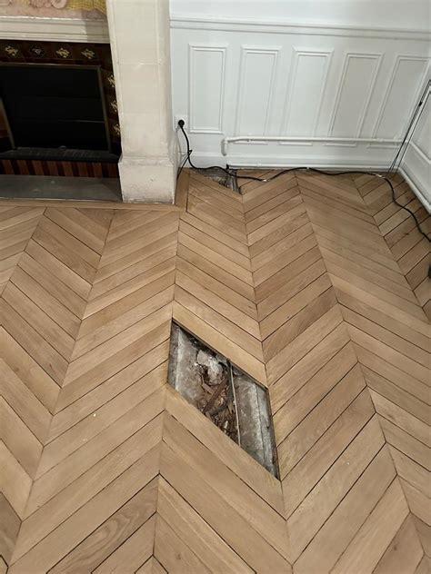 R Novation Parquet Fontainebleau Point De Hongrie Hulot