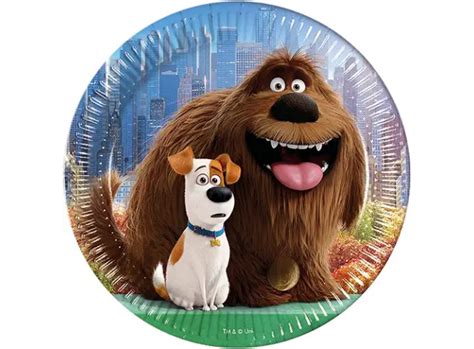 9 Inch Dreamworks The Secret Life Of Pets 8 Plates