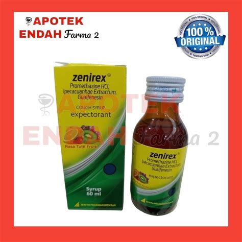 Jual Zenirex Sirup Ml Untuk Batuk Berdahak Shopee Indonesia