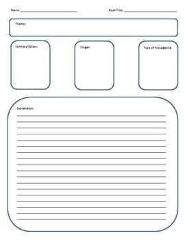 Propaganda Analysis Graphic Organizer By Michelle Spera TPT