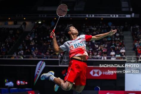 Anthony Kalahkan Naraoka Indonesia Rebut 3 Gelar Di Singapura Open 2022