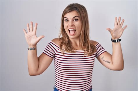 Free Photo Young Hispanic Woman Standing Over Isolated Background