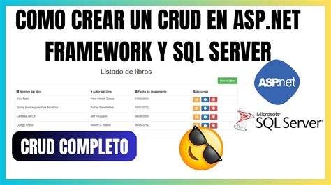 COMO HACER UN CRUD EN ASP NET FRAMEWORK Y SQL SERVER CRUD COMPLETO