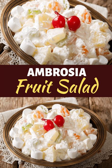 Ambrosia Salad The Best Fruit Salad Insanely Good