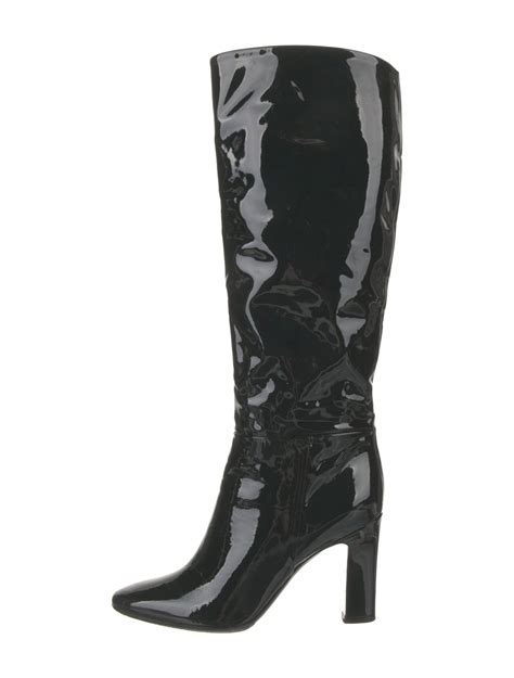 Tamara Mellon Patent Leather Boots Green Boots Shoes Wtq