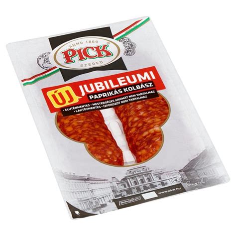 PICK Jubileumi szeletelt paprikás kolbász 70 g Tesco Online Tesco