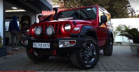 Mahindra Thar Modified For Wrangler Like Look By Azad 4x4