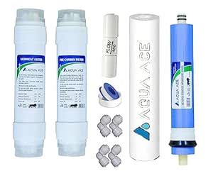 Aqua Ace Ro Service Kit Gpd Membrane Which Works Upto Tds