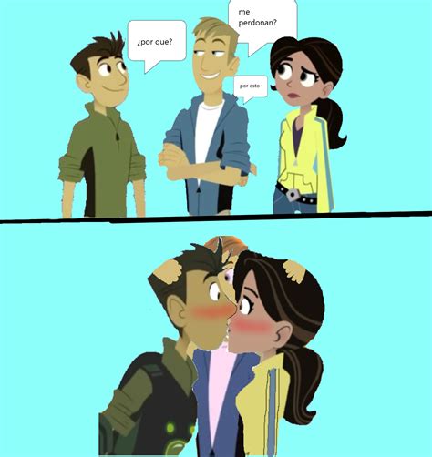 Wild Kratts Martin And Aviva Kiss