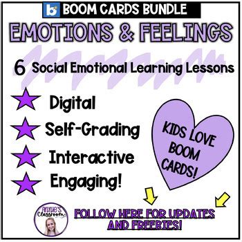 Emotions Feelings Social Emotional Learning Lessons Sel Boom Cards