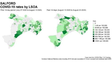 SALFORD HAS TWELVE NEW CORONAVIRUS CASES AS MAP REVEALS JULY DEATHS BY AREA - Salford Star ...